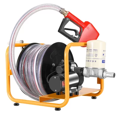 Bomba de óleo elétrica diesel 12v 24v 220v dispensador de combustível montado em carro pequena bomba de combustível máquina de bombeamento 450w