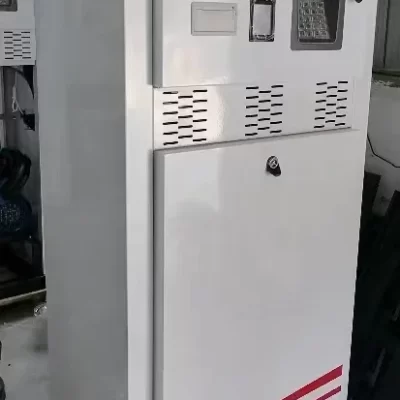 Equipamento de serviço de estação de gasolina 2 bicos Estação de gasolina digital Bomba Tatsuno Distribuidor de combustível móvel