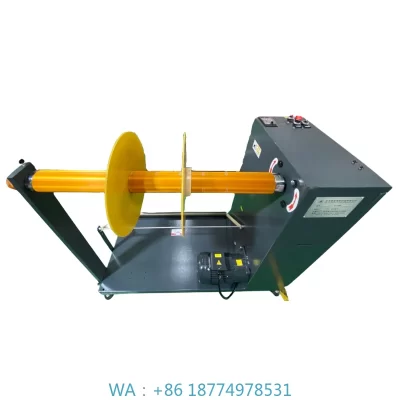 Bobinas de rebobinamento do motor, enrolador ou máquina de rebobinar, alimentador automático 800mm elétrico