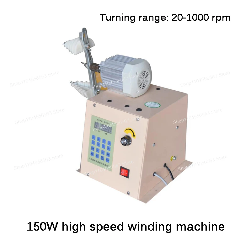 Máquina de enrolamento totalmente automática, contador automático programável elétrico, máquina de molde de enrolamento de fio esmaltado, tr de alto torque