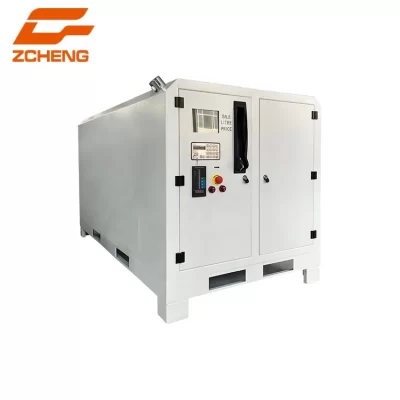 Estação diesel portátil do mercado das filipinas mini estação de combustível dispensador de combustível tanque móvel skid posto de gasolina
