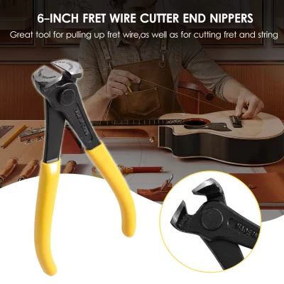 Muscat-Guitarra Fret Cortador de Fio, End Nippers, Alicate De Corte, Nipper, Extrator Alicate, Corda Tesoura, MX0361D, 6"