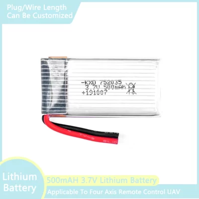 Adequado para aeronaves de controle remoto 3.7v 500mah 300mah 250mah 160mah bateria de íon recarregável para aeronaves rc