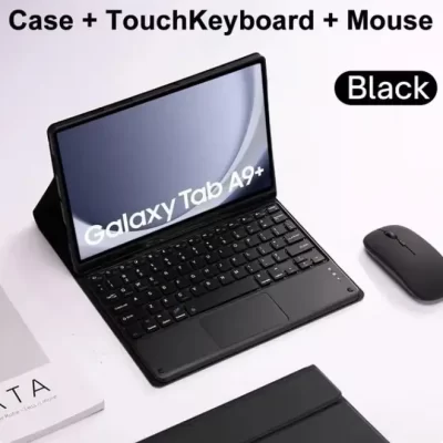 Capa de teclado para tablets Samsung Galaxy Tab A9 Plus 11 polegadas Capa de teclado removível para Samsung Tab A9 + SM-X210N/X216B Funda