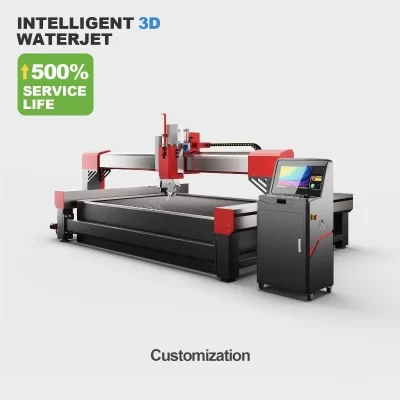 Nova Máquina de Corte a Jato de Água Multifuncional para Metal, Pedra, Vidro, Borracha e Espuma, Preço de Máquina de Corte CNC 3D 5 Eixos