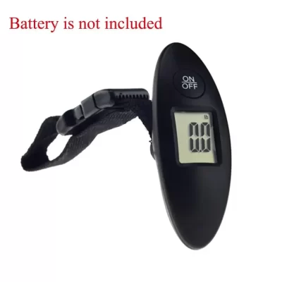 Mini balança eletrônica digital lcd 40kg/100g, balança portátil para mala, bolsa de viagem, pesagem, gancho de peixe, balança suspensa