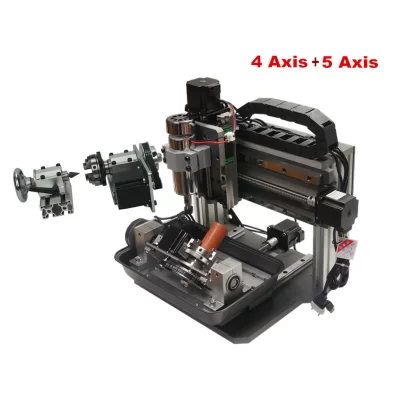 Roteador cnc de madeira 3020 pcb, roteador de madeira para gravação em metal, 4 eixos, 5 eixos, torno para carpintaria, 500w, porta usb, trilho de linha quadrada com pia