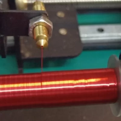 Máquina Profissional Automática de Enrolamento de Cabos - Enrolador de Transformadores para Amplificadores a Válvulas com Painel de Exibição em Inglês/Russo