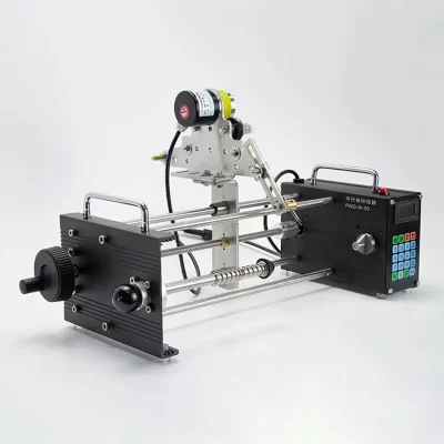 Máquina de enrolamento de contagem de medidor totalmente automática com dispositivo de enrolamento paralelo, motor de linha de pesca como componente central