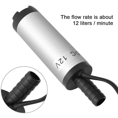 Bomba elétrica pequena de transferência de combustível, 12v dc, bombeamento diesel, dispensador de gasolina, leve, portátil, modelos de braçadeira, tipo autoescorvante
