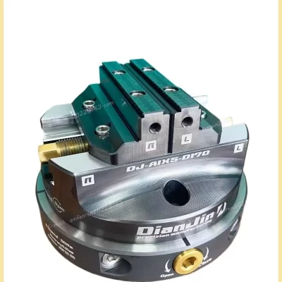 Torno autocentrante de fixação de 4-5 eixos positivo combinado com ponto zero mudança rápida placa de ponte l-block de quatro eixos DJ-6080H