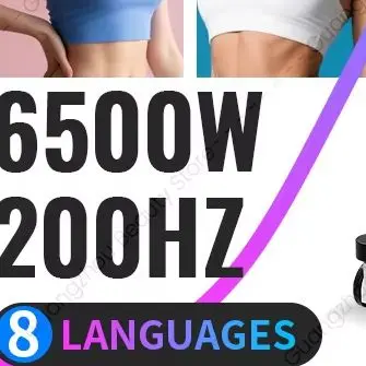 Máquina Myoslim Sculpt 15Tes 6500w 200HZ EMS RF para Queima de Gordura e Estimulação Muscular, Modelagem Corporal Eletromagnética