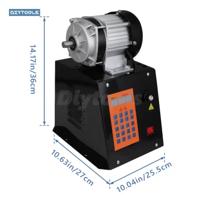 Máquina de Enrolamento de Bobinas CNC Totalmente Automática 350W 500W - Enrolador de Fio Esmaltado para Motores de Ventilador de Mesa com Contador e Molde