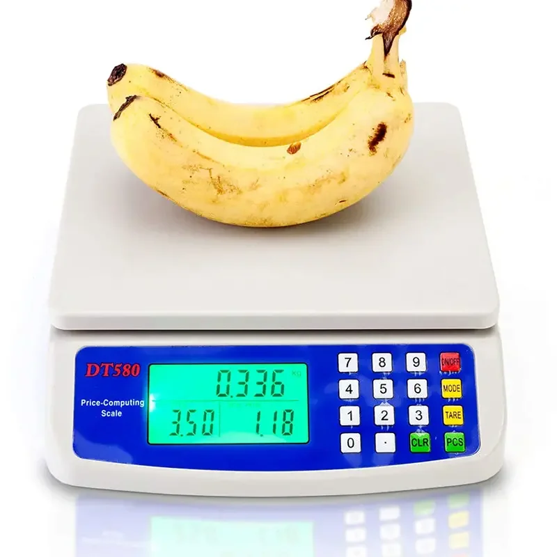 Balança digital de cozinha, 40kg/88lbs, aço inoxidável, preço, cálculo, balança de contagem, balança de deli, adequada para assar pão