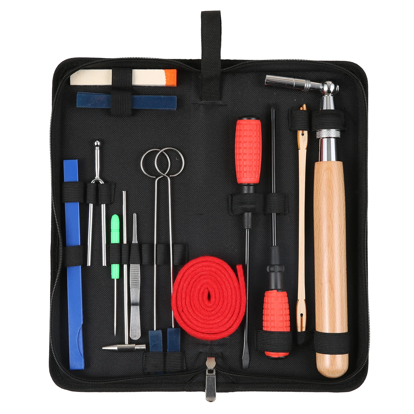 16 pçs kit de afinação de piano profissional conjunto de ferramentas de afinação com saco de ferramentas portátil para estudante aprendiz casa prática desempenho gg
