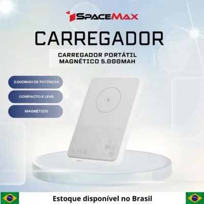 Power Bank Magnético 5.000mAh WPB0507 – Energía Portátil y Segura
