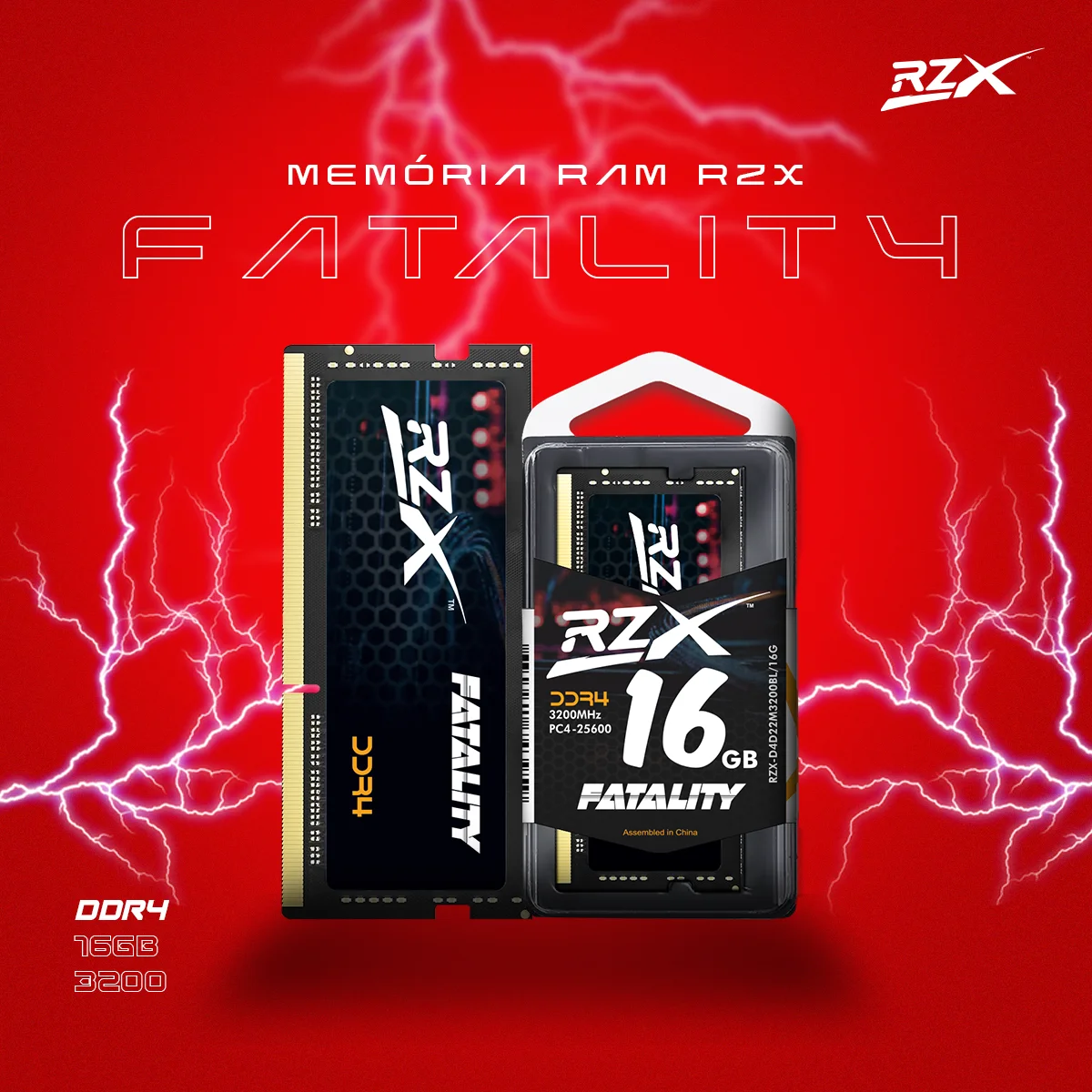 RZX DDR4 Memória RAM Laptop 16GB 8GB 32GB 1.2V 260pin 3200MHz 2666MHz 2400MHz PC4 Notebook Memória Sodimm - Image 4