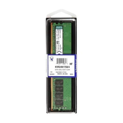 Memória Ram Kingston 4gb Ddr4 2400mhz Kvr26n19s4/4 Dimm – Desktop