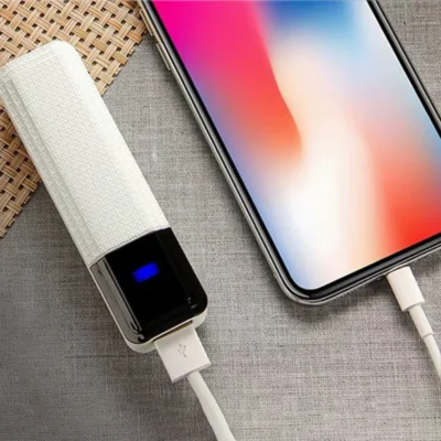 Banco de Energia Portátil 2600mAh: Power Bank de Bolso Ideal para Viagens e Dia a Dia