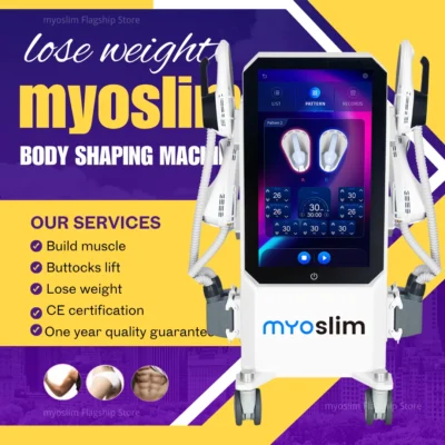 Máquina de Escultura Corporal Neo RF EMS MYOslim, Escultura de Gordura, Emagrecimento, Levantamento de Quadris, Estimulação Muscular, Perda de Peso HI-EMT
