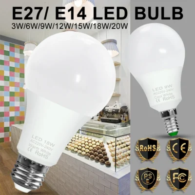 Lâmpada led luzes 220v ponto lâmpada e14 lâmpada led luz interior 3w 6 9 12 15 18 20 led e27 vela foco lâmpada holofotes decoração de casa