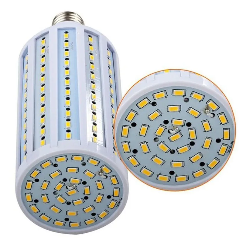 Lâmpada LED tipo milho de 5W 10W 15W 24W 28W 36W 60W 80W 120W 150W AC85-265V, com soquete E27 E26 E14 B22 E39 E40, luz branca quente ou fria. - Image 5