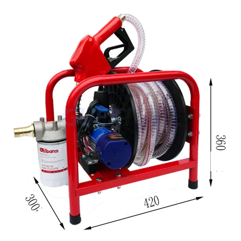 Diesel Auto-escorvante Bomba Elétrica, Diesel Dispenser Bomba, Alta Potência, Pistola de Reabastecimento, Medição Reabastecimento Máquina, 12V, 24V, 220V - Image 3