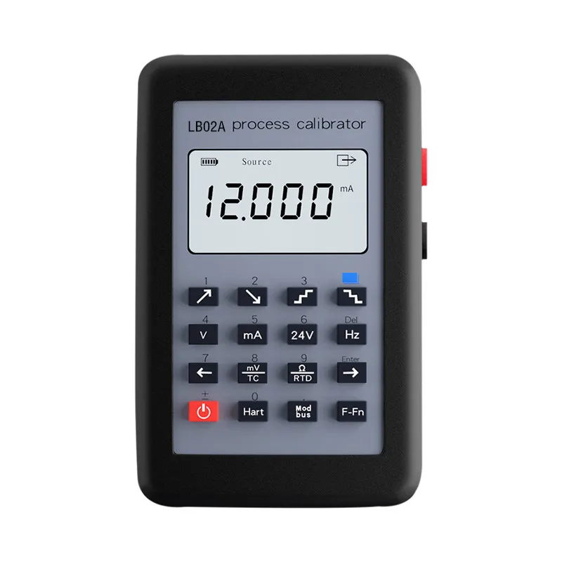 Novo lb02a 4-20ma 0-10v gerador de sinal calibrador de processo testador de tensão de corrente saída