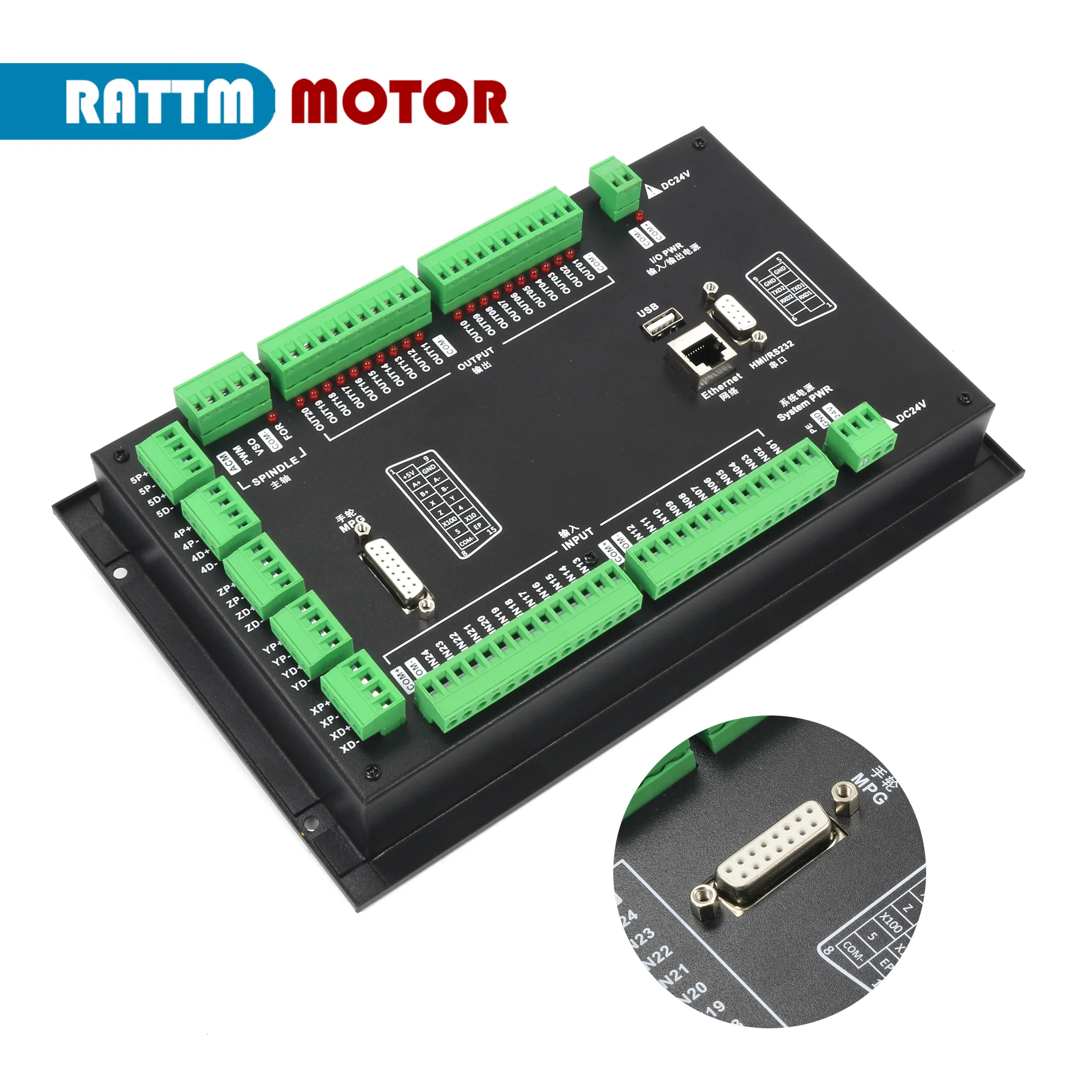 4 eixos 5 eixos ddcs expert v2.1 cnc kit controlador de movimento off-line para roteador gravura fresadora torno máquina - Image 2
