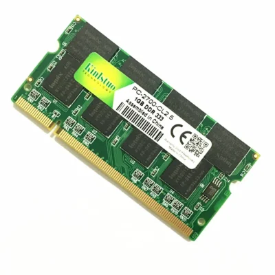 Sodimm Memory Ram para Notebook Laptop, PC3200, PC2700, PC2100, DDR 400, 333, 266MHz, 200PIN, 1GB