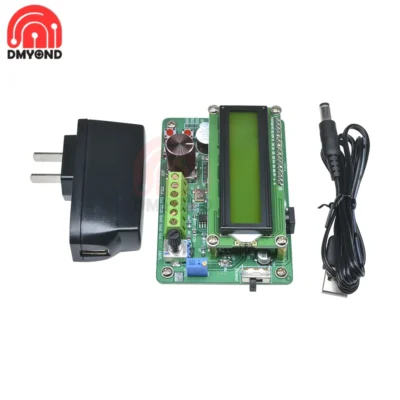 Módulo de fonte de gerador de sinal, 0.01hz-5mhz fy1005s dds, saída senoidal/triângulo/onda quadrada ttl, display digital led