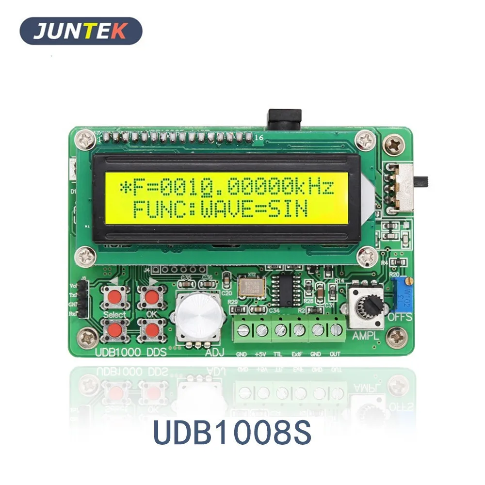 Digital Signal Generator com Função DDS, Varrer Gerador De Pulso, Freqüência Contador, UDB1000S, 8MHz