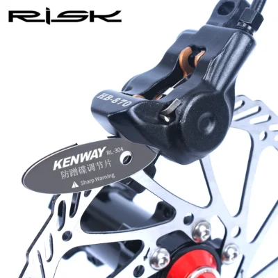 Risco mtb pastilhas de freio a disco ferramenta de ajuste almofadas de bicicleta assistente montagem pastilhas de freio ferramentas alinhamento rotor espaçador reparação da bicicleta kit