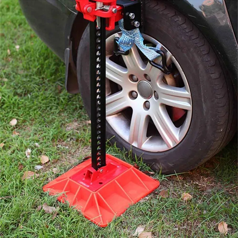 1 pacote de aço de 3 toneladas hi lift jack capacidade de carga 33 "48" farm lift jack para suv offraod resgate vermelho todo elenco jack universal - Image 11