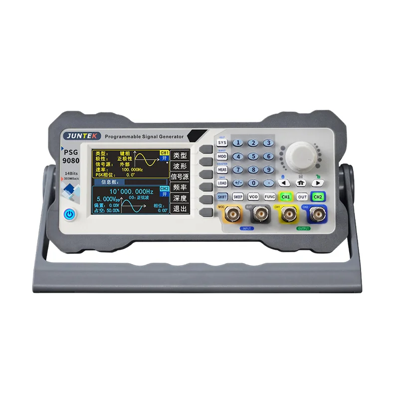 Junctek psg9080/9060 80/60mhz programável dds duplo-canal arbitrária onda função gerador suporta telefone controle bluetooth - Image 6