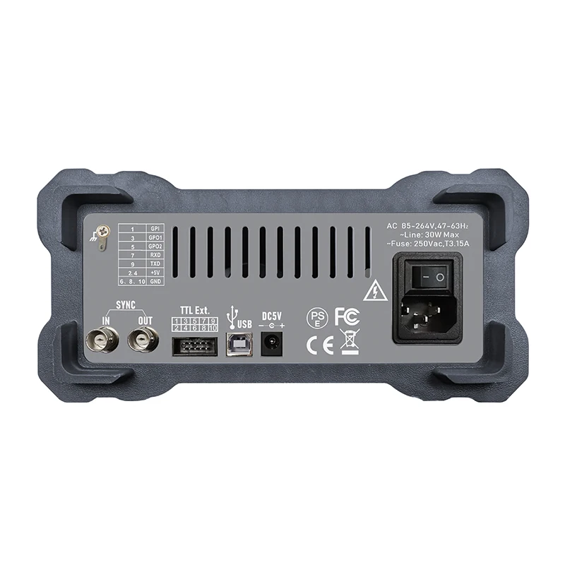 Junctek psg9080/9060 80/60mhz programável dds duplo-canal arbitrária onda função gerador suporta telefone controle bluetooth - Image 4