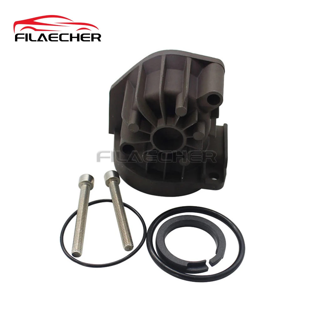 Cabeça do cilindro do compressor de suspensão a ar/anel de pistão/haste de pistão para mercedes w220 w211 audi a6 c5 a8 d3 phaeton 2203200104 - Image 3