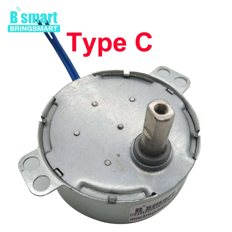 Motor síncrono de ímã permanente, 0.9 a 70rpm ac 5v a 240v cw ccw quatro tipos de eixo para fogão de indução de motor de ventilador - Image 4