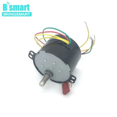 Bringsmart-Ímã Permanente Motor Síncrono, Engrenagens De Metal Reversíveis, Motor Para Churrasco, 220V, Baixa Velocidade, 50KTYZ, 1-50RPM