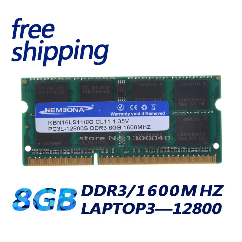 KEMBONA-RAM da memória para o portátil, KBA16LS11/8, 1600Mzh, DDR3, 8GB, DDR3L, 1.35 V, PC3-12800L, 1.35 V - Image 3