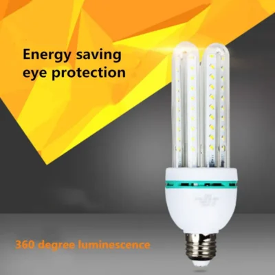 Lâmpada LED-tipo U E27 energy-saving bulb lamp 3 W 5 W 7 W 9 W 12 W 20 W 24 W 30 W 40 W 50 W alto-brilho da lâmpada de milho