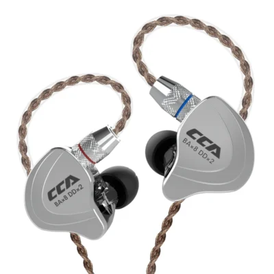 Cca c10 4ba + 1dd híbrido em fones de ouvido alta fidelidade dj monito correndo esportes fone 5 unidade unidade fone com cancelamento ruído