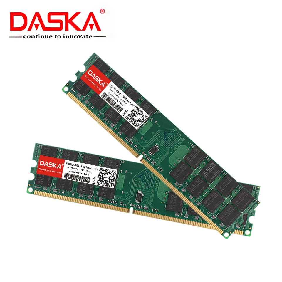 Daska ddr2 4gb ram 800mhz PC2-6400 memória desktop regulável apenas para amd 8gb (4gbx2pcs) 240pin não-ecc alta compatibilidade - Image 4