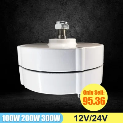Geradores eólicos de 100w, 200w, 300w, 12v, 24v, 3 fases, ímã permanente, ac, para turbina de água eólica, para uso doméstico