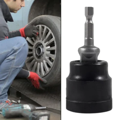 Adaptador de Soquete para Macaco Automotivo, Adaptadores de Soquete para Furadeira Manual, Ferramenta Conversora Resistente à Ferrugem, Soquete para Chave Elétrica de Desmontagem Rápida