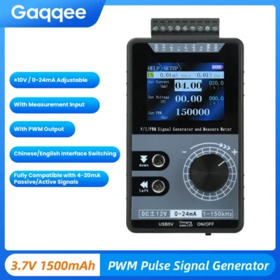 Novo Gerador de Sinal Digital PWM 2026 Tipo C 3.7V 1500mAh - Testador de Corrente/Tensão de Precisão