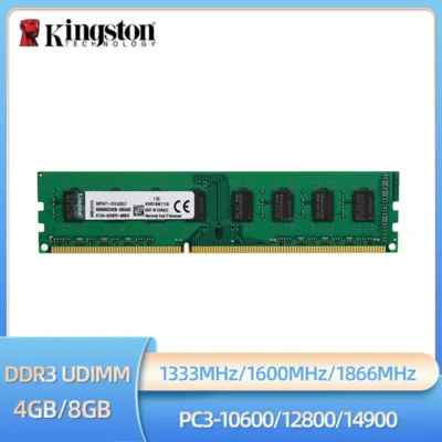 Kingston Memoria Ram DDR3 4GB 8GB 1600MHZ PC3-12800 1,5V 240Pin para computador desktop