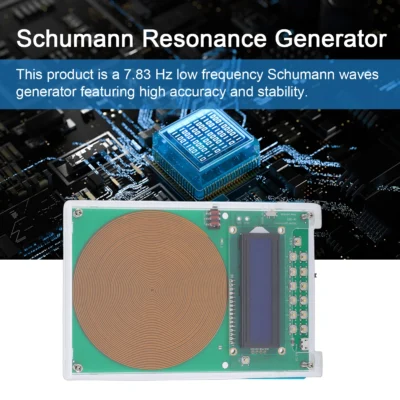 Gerador de Ressonância de Ondas Schumann, Ressonador de Áudio de Pulso de Frequência Ultrabaixa, Interface USB, Luz Indicadora, Função ON/OFF