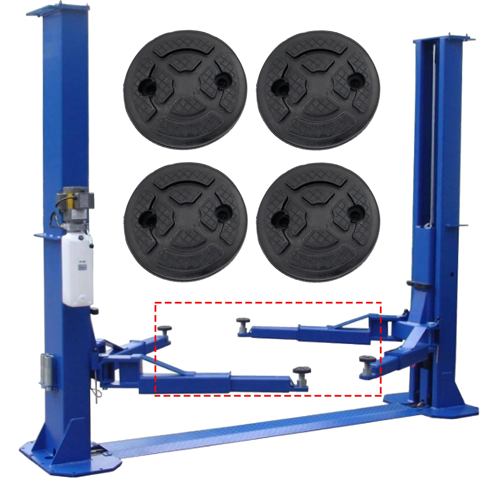 Universal carro de borracha jack pad quadro protetor rampa hidráulica trole jack adaptador para pitada solda disco levantamento lateral jacking ferramenta - Image 6