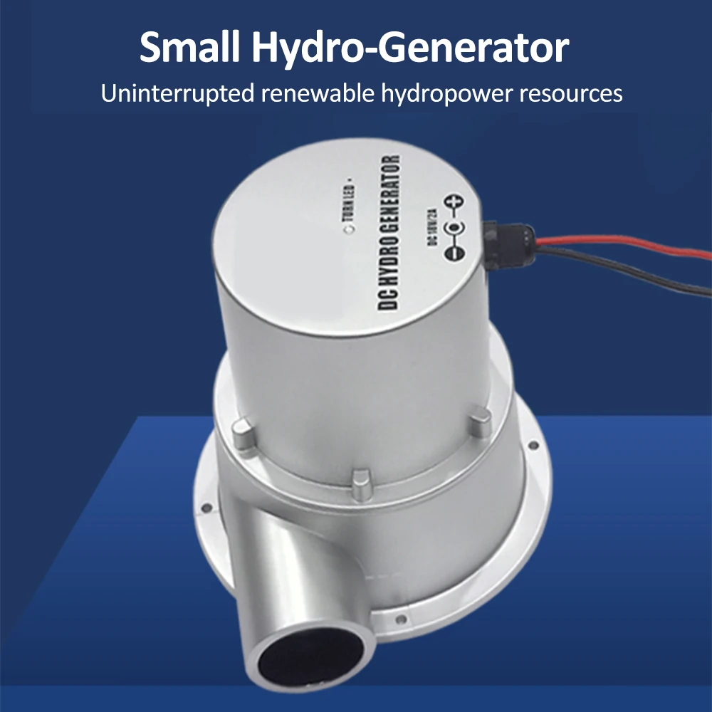 Gerador hidroelétrico pequeno dc18v 2a 36w, turbina de água, sem escova, dc ac, bomba hidráulica, gerador de alta potência - Image 3